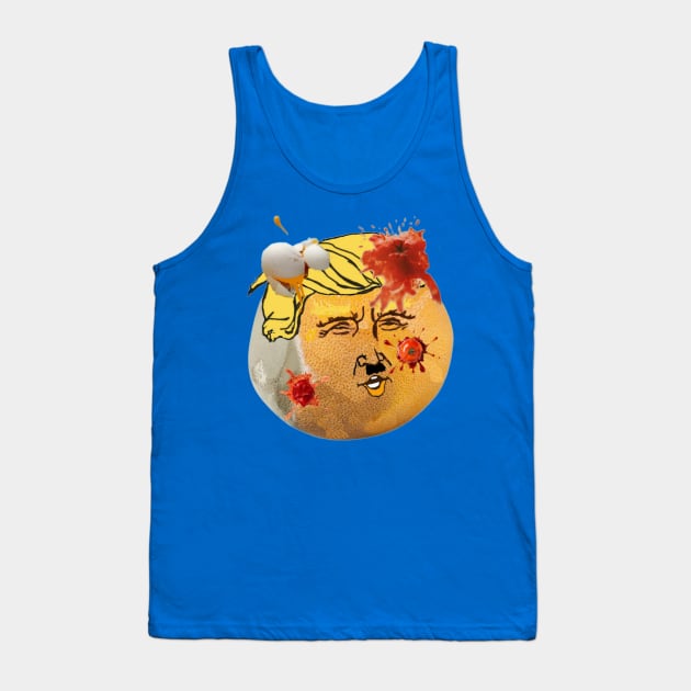 Rotten Orange - Dump tRump - Back Tank Top by SubversiveWare